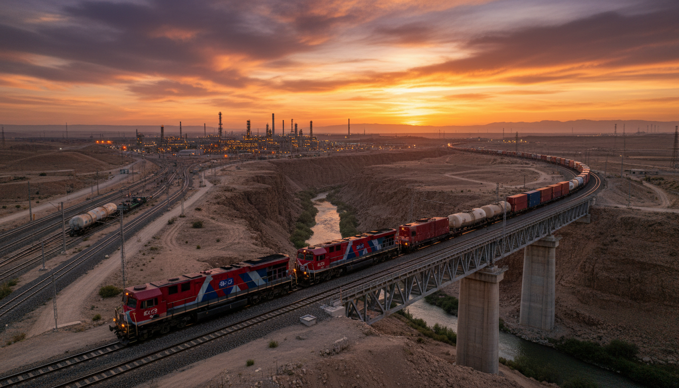 Iran targets major increase in rail freight transport