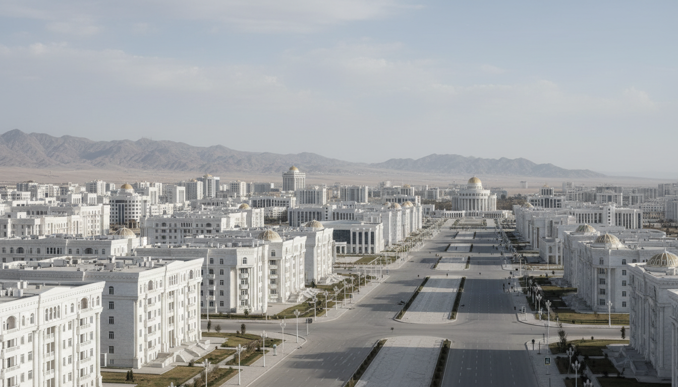 The marble mirage: Ashgabat’s record-breaking facade contradicts Turkmenistan’s reality